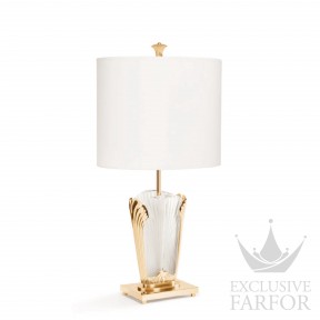10579300 Lalique Ginkgo Настольная лампа "Позолоченный" 68x17x13см