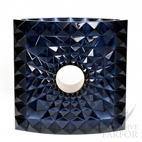 88081102 Lalique Geo (Лимитированная серия на 8 пред.) Ваза "Темно-синий" 40см
