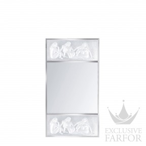1021500 Lalique Les Causeuses Зеркало "Хромированный" 92x50см