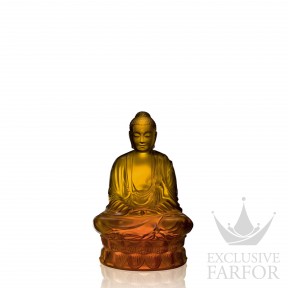 10140300 Lalique Buddha Статуэтка "Будда - янтарный" 18см