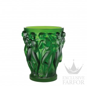 10788700 Lalique Bacchantes Ваза "Зеленый" 24см