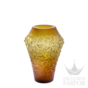 10828600 Lalique Caldera Ваза "Янтарный" 25,8см