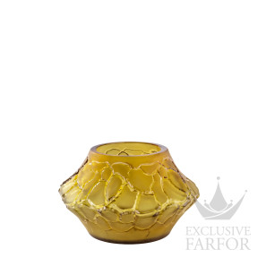 10829600 Lalique Caldera Ваза "Янтарный" 17см