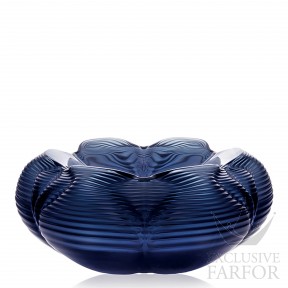 88031200 Lalique Fontana (Нумерованная серия) Чаша "Темно-синий" 41см