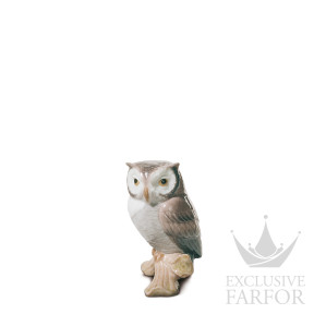 01008035 Lladro Animal Kingdom "In the forest"Статуэтка "Сова" 10 x 8см