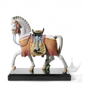 01008577 Lladro Animal Kingdom "Horses" (Лимитированная серия на 3500 пред.)Статуэтка "Белый конь надежды" 31 x 30см