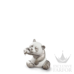 01009088 Lladro Animal KingdomСтатуэтка "Панда (Re-Deco)" 9 x 8см