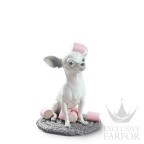 01009191 Lladro Animal KingdomСтатуэтка "Чихуахуа с зефиром" 24 x 20см