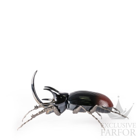 01009425 Lladro Animal Kingdom "Awesome Insects"Статуэтка "Жук-носорог" 12 х 26см