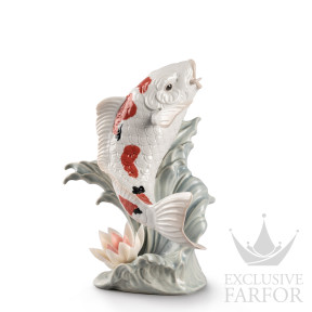 01009431 Lladro Animal KingdomСтатуэтка "Карп Кои" 31 х 21см