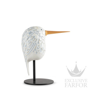 01009561 Lladro Animal Kingdom "Face 2 Face" Статуэтка "Колибри" 24 х 21см