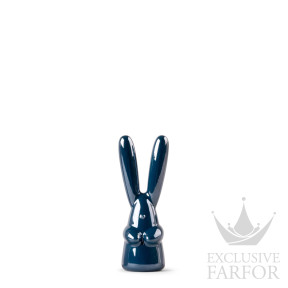01040318 Lladro Animal Kingdom "The Bunny" Статуэтка "Кролик (Синий)" 12 х 5см