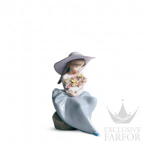 01005862 Lladro Childhood & Fairy Tales "In my garden"Статуэтка "Роскошный букет" 20 x 16см