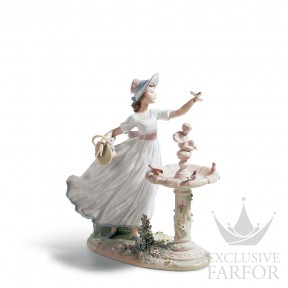 01006106 Lladro Childhood & Fairy Tales "In my garden"Статуэтка "Радуясь весне" 27 x 24см