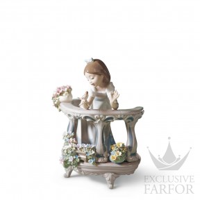 01006658 Lladro Childhood & Fairy Tales "In my garden"Статуэтка "Утренняя песня" 24 x 18см