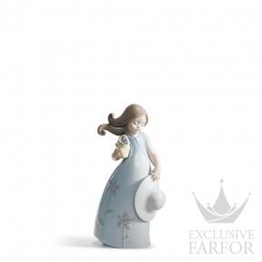 01008043 Lladro Childhood & Fairy Tales "Sweet Moments"Статуэтка "Маленькая Виолетта" 17 x 9см