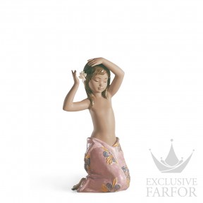 01012385 Lladro Childhood & Fairy Tales "Sweet Moments"Статуэтка "Тропический цветок" 25 x 12см