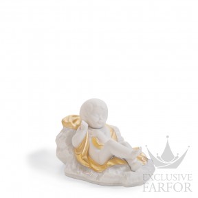 01007087 Lladro ChristmasСтатуэтка "Младенец Иисус (Re-Deco)" 6 x 9см