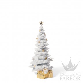 01007089 Lladro ChristmasСтатуэтка "Рождественская елочка (Re-Deco)" 26 x 11см