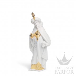 01007145 Lladro ChristmasСтатуэтка "Король Балтазар (Re-Deco)" 33 х 15см