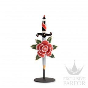 01009556 Lladro Designer Collection "Dagger and Rose" Статуэтка "Кинжал и Роза" 36 х 15см