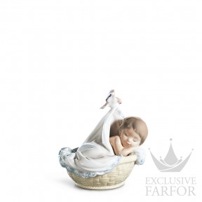 01006656 Lladro Family Stories "Birth"Статуэтка "Сладкие мечты" 13 x 14см