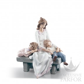 01006765 Lladro Family Stories "Motherhoods"Статуэтка "Полуденный сон" 29 x 30см