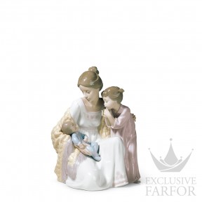 01006939 Lladro Family Stories "Motherhoods"Статуэтка "Добро пожаловать в нашу семью" 22 x 18см