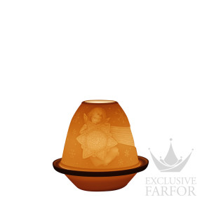 Подсвечник-литофан "Ангел со звездой" 9 x 10см