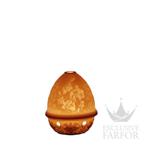 Подсвечник-литофан "Мадонна с цветами" 12 x 9см