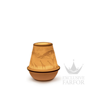 Подсвечник-литофан "Африканская саванна" 11 х 10см