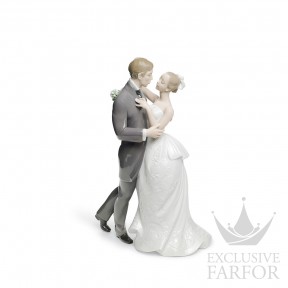 01008509 Lladro Love stories "Weddings"Статуэтка "Вальс новобрачных" 30 x 21см