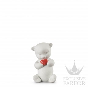 01009443 Lladro Love stories "Lovely World"Статуэтка "Робби - бесстрашный медвежонок" 11 х 8см