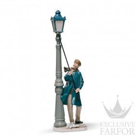 01005205 Lladro ProfessionsСтатуэтка "Фонарщик" 48 x 14см