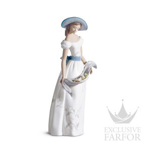 01006866 Lladro Romanticism "Flowering"Статуэтка "Какие ароматы и краски!" 41 x 18см