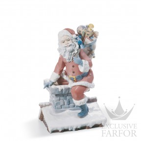 01001931 Lladro Spirituality "Christianity" (Лимитированная серия на 1500 пред.)Статуэтка "Через трубу с подарками" 33 x 20см