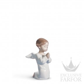 01004538 Lladro Spirituality "Angels"Статуэтка "Молящийся ангел" 13 x 8см