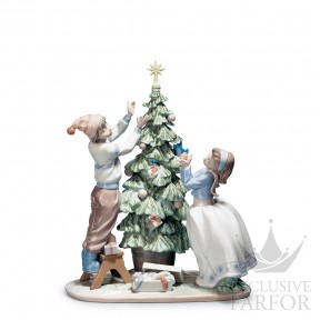 01005897 Lladro Spirituality "Christianity"Статуэтка "Новогодняя елка" 32 x 28см