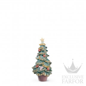 01006261 Lladro Spirituality "Christianity"Статуэтка "Рождественская елка" 14 x 7см