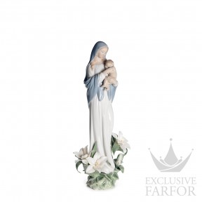 01008322 Lladro Spirituality "Christianity"Статуэтка "Мадонна в цветах" 33 x 14см