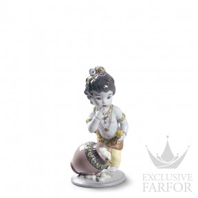 01009190 Lladro Spirituality "Hinduism"Статуэтка "Маленький Кришна" 21 x 10см