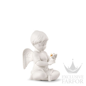 01009789 Lladro Spirituality "Angels" Статуэтка "Ангел с цветком" 20 х 11см