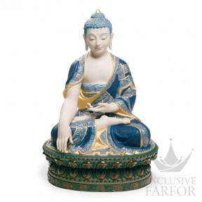 01012526 Lladro Spirituality "Buddhism" (Лимитированная серия на 1000 пред.)Статуэтка "Будда (золотой )" 60 x 38см