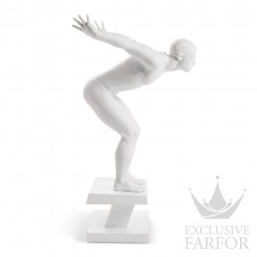 01008398 Lladro SportsСтатуэтка "Пловец" 54 x 28см