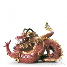 01009235 Lladro World Cultures "Orientalism"Статуэтка "Величественный дракон" 26 x 31см