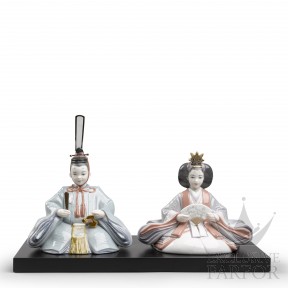 01009246 Lladro World Cultures "Japanese Traditions"Статуэтка "Куклы Хинамацури" 25 х 40см