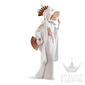 01009555 Lladro World Cultures "Japanese Traditions" Статуэтка "Японская танцовщица" 57 х 23см