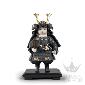 01012557 Lladro World Cultures "Japanese Traditions"Статуэтка "Мальчик-воин (золотой)" 36 х 20см