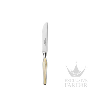07333068 Robbe & Berking Metropolitan "Серебро + узорная позолота" Нож для пирожных и фруктов 17,5см