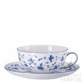 41382-607671-14640 Rosenthal Form 1382 Blaublüten Чашка чайная с блюдцем 0,19л